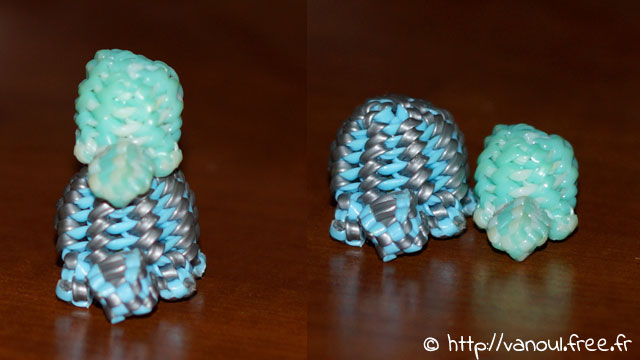 Mini et méga tortues scoubidous